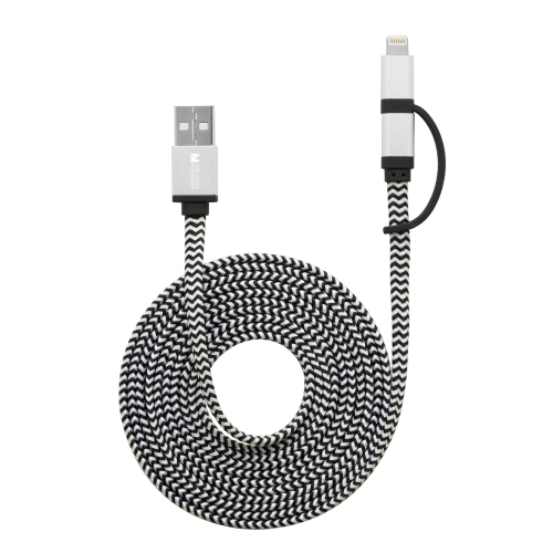 MFi Apple certified 2-in-1 flat cable MFi Apple certified 2-in-1 flat cable
