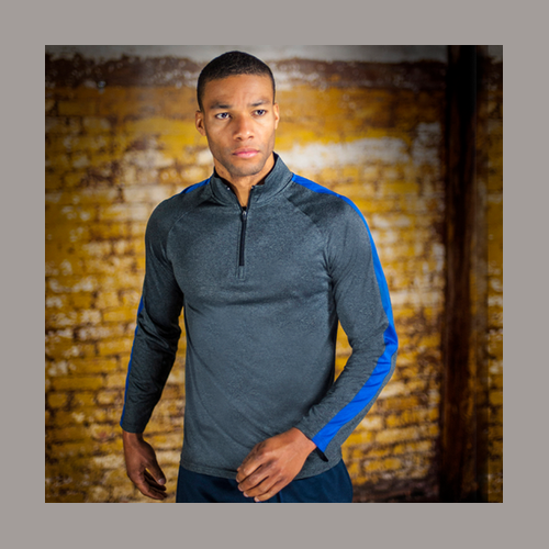 Titanium Heather Men's 1/4 zip Titanium Heather Men's 1/4 zip