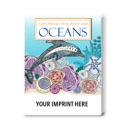 Oceans. Stress Relieving Coloring Books for Adults Oceans. Stress Relieving Coloring Books for Adults