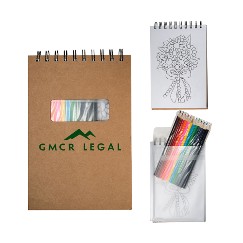 Notebook & Colored Pencils Notebook & Colored Pencils
