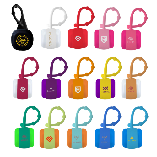 Cube Lip Balm with Carabiner Cube Lip Balm with Carabiner