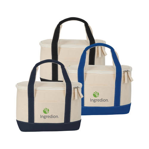 Cotton Canvas Lunch Cooler Cotton Canvas Lunch Cooler