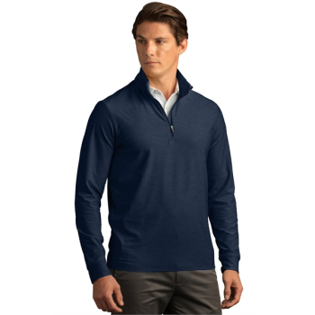 Greg Norman Play Dry® Heather 1/4-Zip Mock Neck Greg Norman Play Dry® Heather 1/4-Zip Mock Neck