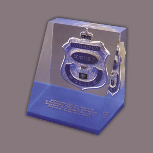 Wedge Shaped Award Wedge Shaped Award