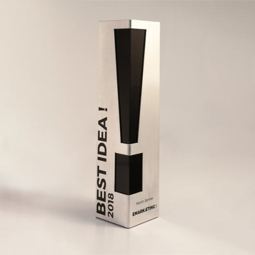 Tower Award Tower Award - Black Corporate Logo