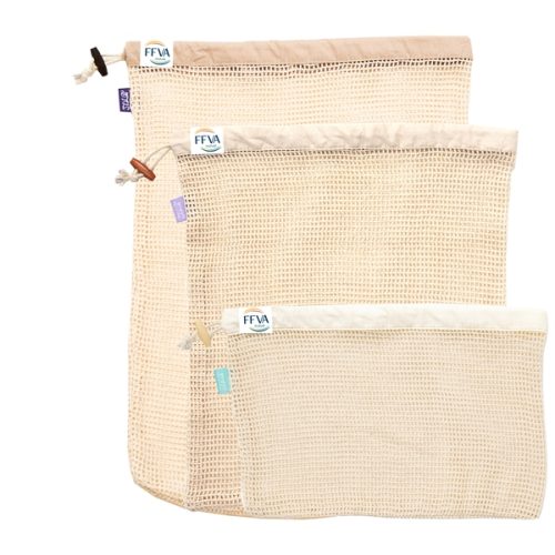 Reusable 100% Organic Cotton Produce Bags Reusable 100% Organic Cotton Produce Bags